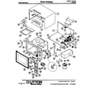 Amana 418.002 microwave parts diagram