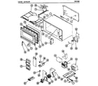 Amana 1341.002 microwave parts diagram