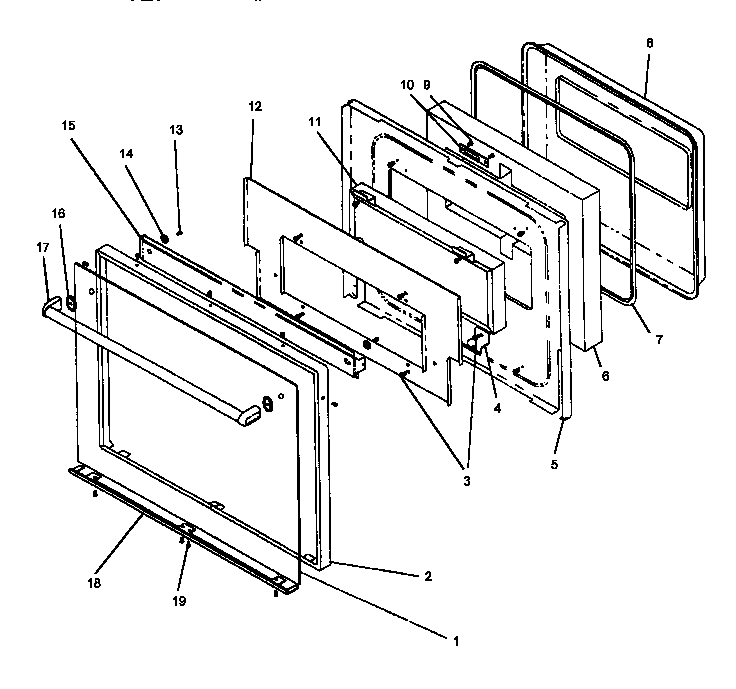 Oven door