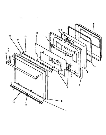 Oven door