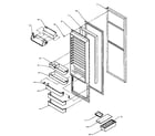 Amana SSD22NL-P1181302WL refrigerator door diagram