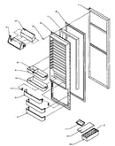 Refrigerator door