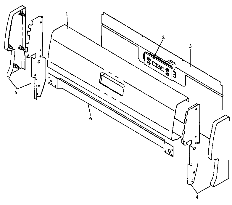 Backguard assembly (rln330uw/p1143073nw) (rln340ul/p1143074nl) (rln340uw/p1143074nw) (rln340vl/p1143075nl) (rln340vw/p1143075nw) (rln345ul/p1143076nl) (rln345uw/p1143076nw) (rln347ul/p1143077nl) (rln347uw/p1143077nw) (rln362ul/p1143078nl) (rln362uw/p11430