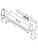 Backguard assembly (rln330uw/p1143073nw) (rln340ul/p1143074nl) (rln340uw/p1143074nw) (rln340vl/p1143075nl) (rln340vw/p1143075nw) (rln345ul/p1143076nl) (rln345uw/p1143076nw) (rln347ul/p1143077nl) (rln347uw/p1143077nw) (rln362ul/p1143078nl) (rln362uw/p11430