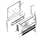 Caloric RSS356UW-P1141249NW control panel assembly diagram