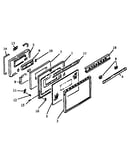 Oven door assembly