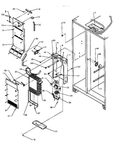 Evaporator and air handling