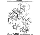 Amana D1270.000 microwave parts diagram