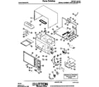 Amana 425.001 microwave parts diagram