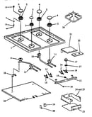 Open top burner assembly (rss356ul/p1130975nl) (rss356ul/p1141233nl) (rss356ul/p1141234nl) (rss356ul/p1141249nl) (rss358ul/p1130875nl) (rss358ul/p1130888nl) (rss358ul/p1130974nl) (rss358ul/p1141226nl) (rss358ul/p1141231nl) (rss358ul/p1141235nl) (rss358ul