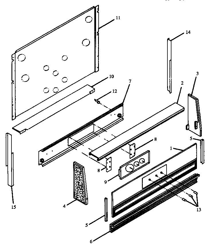 Control panel assembly (rss356ul/p1130975nl) (rss356ul/p1141233nl) (rss356ul/p1141234nl) (rss356ul/p1141249nl) (rss358ul/p1130875nl) (rss358ul/p1130888nl) (rss358ul/p1130974nl) (rss358ul/p1141226nl) (rss358ul/p1141231nl) (rss358ul/p1141235nl) (rss358ul/p1
