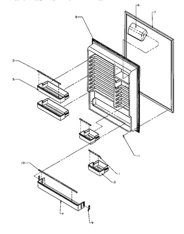 Refrigerator inner door