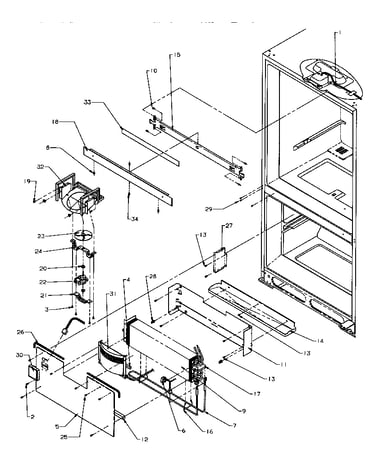 Evaporator area