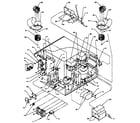 Amana FSP11SS-P1185803M interior electrical components & related mounting parts diagram