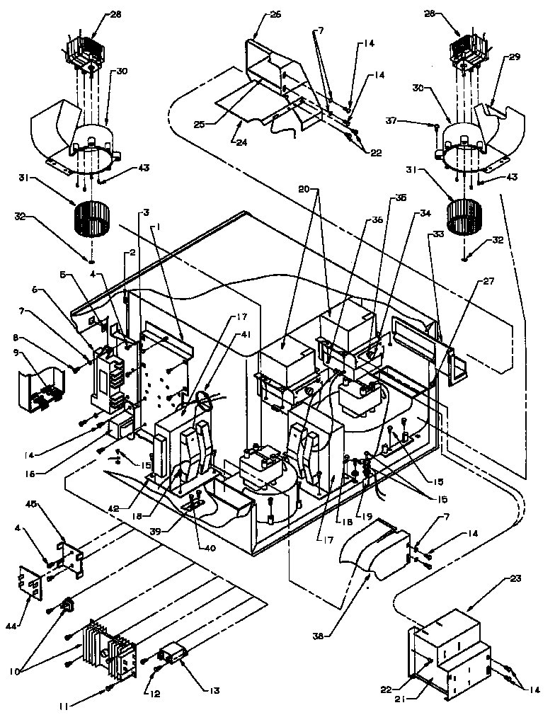 Interior electrical components & related mounting parts