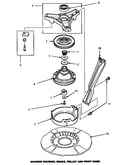 Bearing housing, brake, pulley & pivot dome