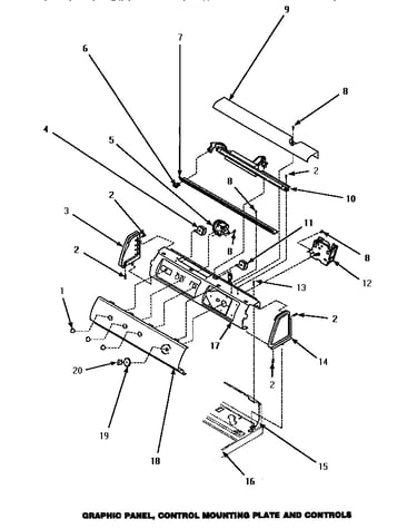 Graphic panel, control mounting plate & controls