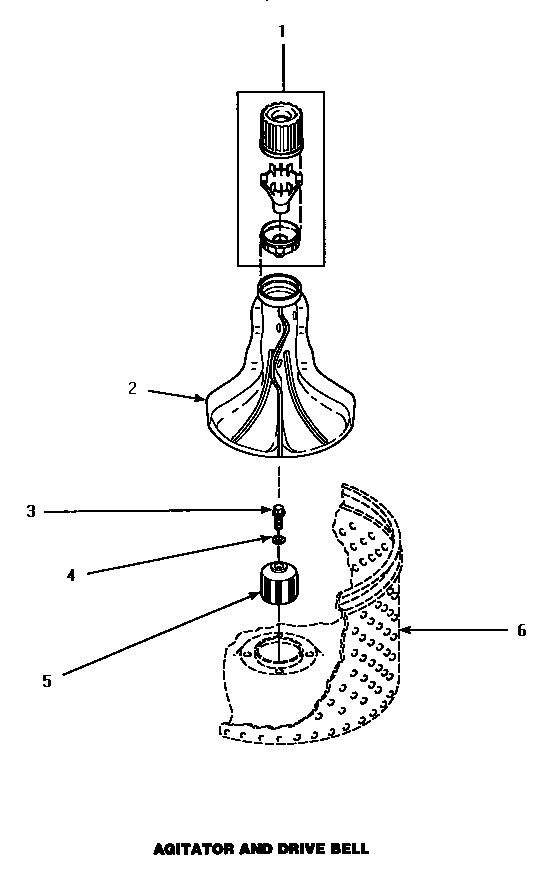 Agitator & drive bell