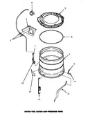 Outer tub, cover & pressure hose (cw3502l/p1163208wl) (cw3502w/p1163207ww) (cw4202l/pcw4202l) (cw4202w/pcw4202w) (lw3502l/p1163202wl) (lw3502w/p1163201ww) (lw3503l/p1163204wl) (lw3503w/p1163203ww) (lw4202l/p1163211wl) (lw4202w/p1163210ww)