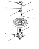 Transmission assembly & balance ring (cw3502l/p1163208wl) (cw3502w/p1163207ww) (cw4202l/pcw4202l) (cw4202w/pcw4202w) (lw3502l/p1163202wl) (lw3502w/p1163201ww) (lw3503l/p1163204wl) (lw3503w/p1163203ww) (lw4202l/p1163211wl) (lw4202w/p1163210ww)