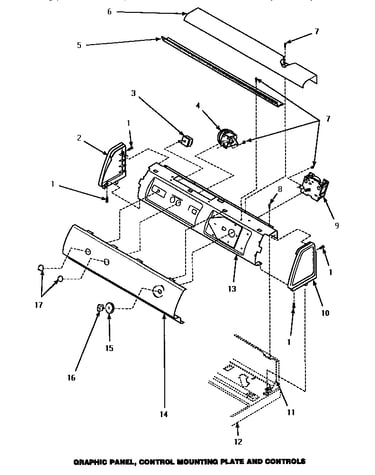 Graphic panel, control housing plate & controls