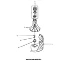 Amana LW8253W/PLW8253W agitator & drive bell diagram