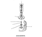 Crosley CW8203W-PCW8203W agitator & drive bell (cw8203w/pcw8203w) (cw8403w/p1163311ww) (lw8203w/p1163212ww) (lw8403w/p1163305ww) diagram