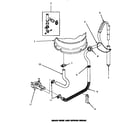 Crosley CW8203W-PCW8203W drain hose & siphon break (cw8203w/pcw8203w) (cw8403w/p1163311ww) (lw8203w/p1163212ww) (lw8403w/p1163305ww) diagram
