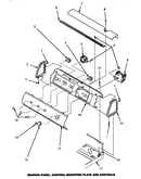 Graphic panel, control mounting plate & controls