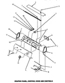 Graphic panel, control hood & controls (le4427l/p1178401wl) (le4427w/p1178401ww) (le8327w/ple8327w) (le8457w/ple8457w)