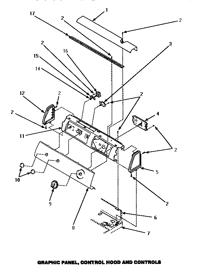 GRAPHIC PANEL, CONTROL HOOD & CONTROLS (CG8409W/PCG8409W) (LG4429L/P1158901WL) (LG4429W/P1158901WW) (LG8329W/PLG8329W) (LG8459W/PLG8459W)