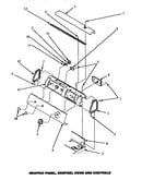Graphic panel, control hood & controls (cg8409w/pcg8409w) (lg4429l/p1158901wl) (lg4429w/p1158901ww) (lg8329w/plg8329w) (lg8459w/plg8459w)