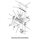 Amana LE4507W/P1163610WW graphic panel, control hood & controls (le4207l/p1178402wl) (le4207w/p1178402ww) (le4507l/p1163611wl) (le4507w/p1163610ww) (le4607l/p1163615wl) (le4607w/p1163614ww) (le8507w/p1163605ww) (le8607w/p1163618ww) (lem427l/p1178403wl) (lem427w/p1178403ww) (lem44 diagram