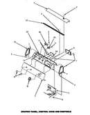 Graphic panel, control hood & controls (le4207l/p1178402wl) (le4207w/p1178402ww) (le4507l/p1163611wl) (le4507w/p1163610ww) (le4607l/p1163615wl) (le4607w/p1163614ww) (le8507w/p1163605ww) (le8607w/p1163618ww) (lem427l/p1178403wl) (lem427w/p1178403ww) (lem44
