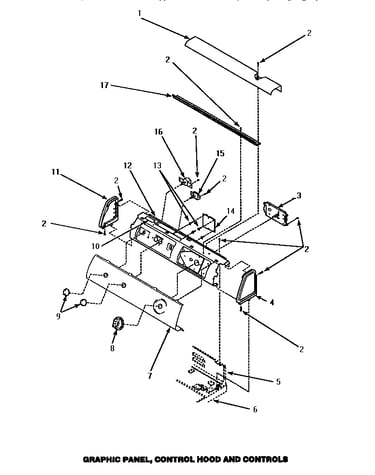 Graphic panel, control hood & controls (lg4209l/p1158902wl) (lg4209w/p1158902ww) (lg4509l/p1163613wl) (lg4509w/p1163612ww) (lg4609l/p1163617wl) (lg4609w/p1163616ww) (lg8509w/p1163607ww) (lg8609w/p1163619ww) (lgm429l/p1176708wl) (lgm429w/p1176707ww) (lgm44