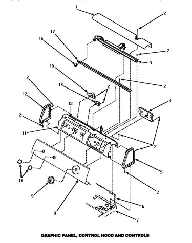 Graphic panel, control hood & controls
