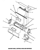 Graphic panel, control hood & controls (le4807l/p1163706wl) (le4807w/p1163705ww) (le4907l/p1163713wl) (le4907w/p1163712ww) (le9107w/p1163701ww) (le9207w/p1163710ww)