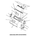 Amana LG4909L/P1163715WL graphic panel, control hood & controls (lg4809l/p1163708wl) (lg4809w/p1163707ww) (lg4909l/p1163715wl) (lg4909w/p1163714ww) (lg9109w/p1163703ww) (lg9209w/p1163711ww) diagram
