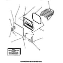 Amana LG4909L/P1163715WL loading door with drying rack (lg4809l/p1163708wl) (lg4809w/p1163707ww) (lg4909l/p1163715wl) (lg4909w/p1163714ww) (lg9109w/p1163703ww) (lg9209w/p1163711ww) diagram
