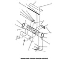 Amana CE4307L/P1163514WL graphic panel, control hood & controls (ce4307l/p1163514wl) (ce4307w/p1163513ww) diagram