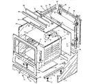 Caloric EHN3402W,L/P1142477NW,L cabinet section diagram