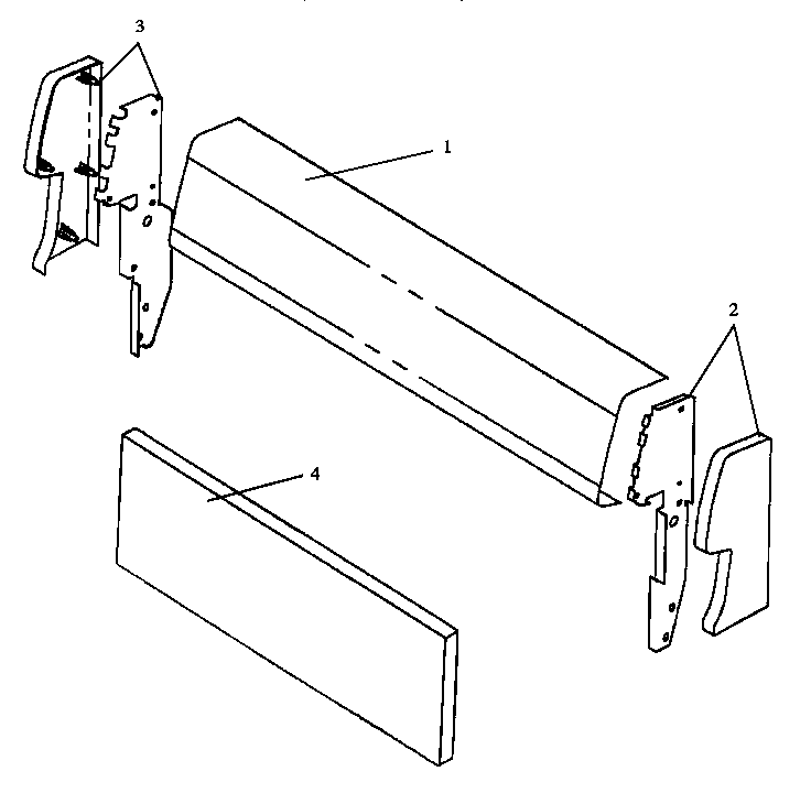 Backguard assembly (ehn3302w/p1142454nw) (ehn3402w,l/p1142420nw,l) (ehn3402w,l/p1142477nw,l) (ehn3412l/p1142499nl) (ehn3412w/p1142499nw)