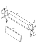 Backguard assembly (ehn3302w/p1142454nw) (ehn3402w,l/p1142420nw,l) (ehn3402w,l/p1142477nw,l) (ehn3412l/p1142499nl) (ehn3412w/p1142499nw)