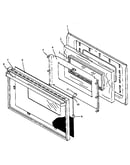 Oven door assembly (snk26cb/p1142722nw,l) (snk26cb/p1143090nw,l) (snk26fs/p1142399nw,l) (snk26fs/p1143091nw,l) (snp26cb/p1142398nw,l) (snp26cb/p1143093nw,l)