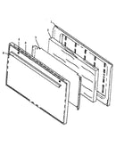 Oven door assembly (sne26aa/p1142424n) (sne26aa/p1142496n) (sne26zz/p1142455n) (sne26zz/p1142498n)