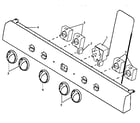 Amana SNE26AA/P1142424N front control panel assembly diagram