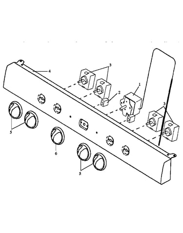Front control panel assembly
