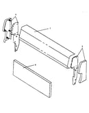 Fixed panel & backguard assembly