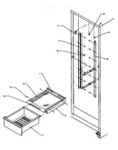 Refrigerator shelving and drawers