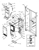 Freezer evaporator and air handling
